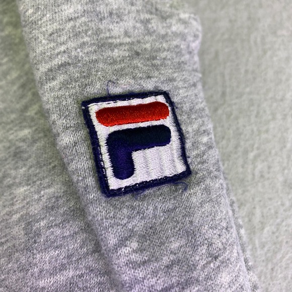 Fila Joggers Men's Medium Sweatpants Light Gray French Terry Athleisure Training - Picture 8 of 9